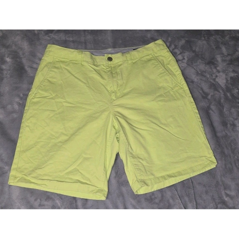 Bonobos Shorts Men 33 Adult Yellow Chino Casual Outdoor Polyester Golfer Golf‎